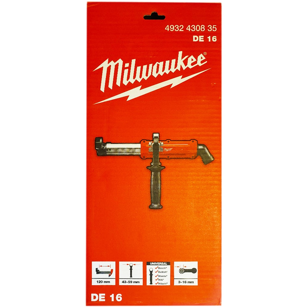Система пылеудаления DE 16 к перфораторам SDS-Plus Milwaukee (4932430835), фото 2