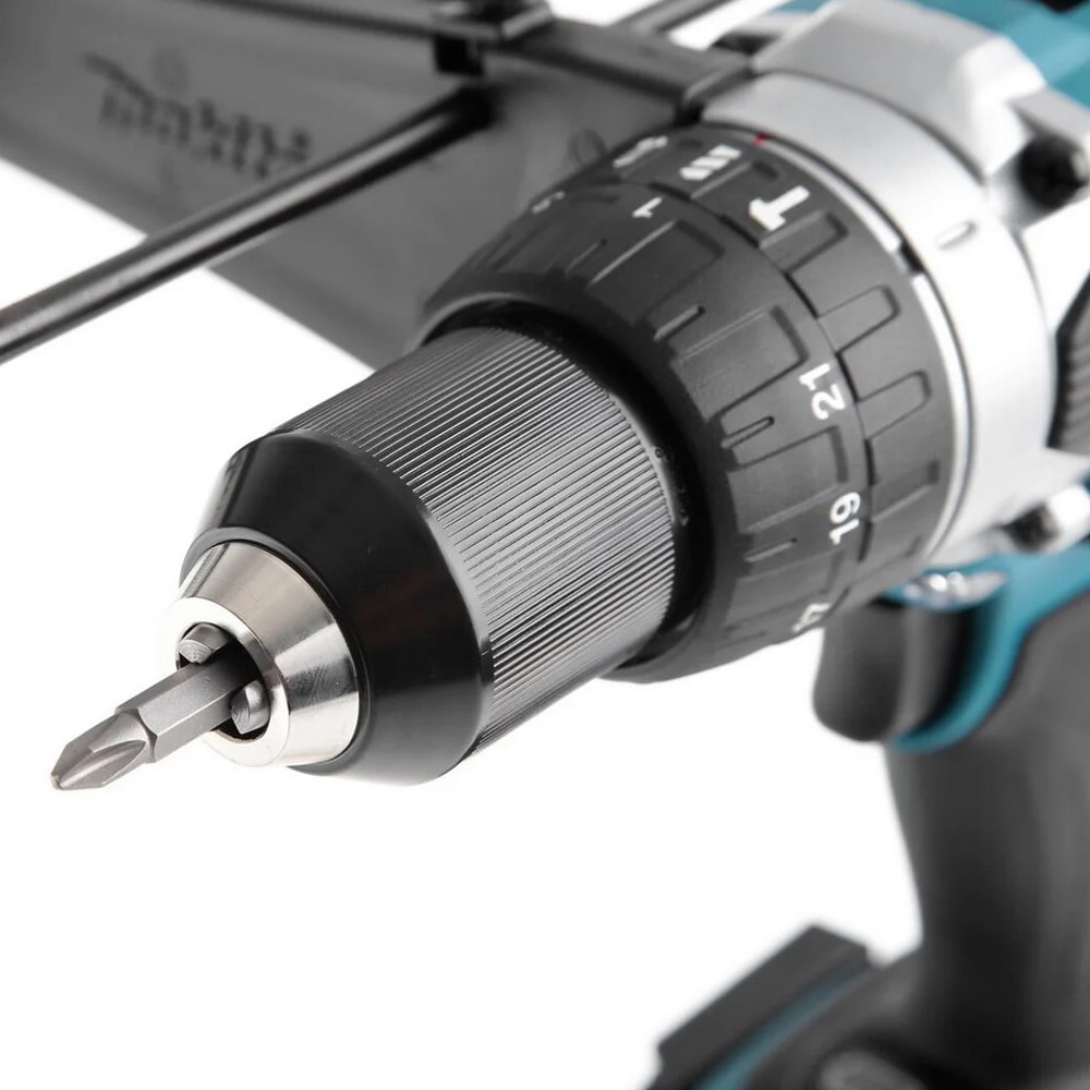 Дрель-шуруповерт ударная аккумуляторная DHP458Z (DHP 458 Z) MAKITA, фото 6