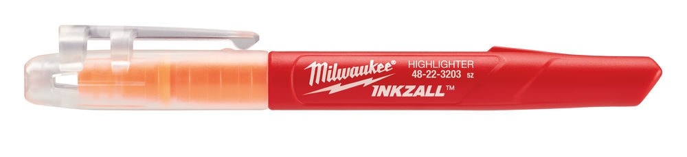 Набор цветных текстмаркеров INKZALL (5 шт) Milwaukee (48223206), фото 6