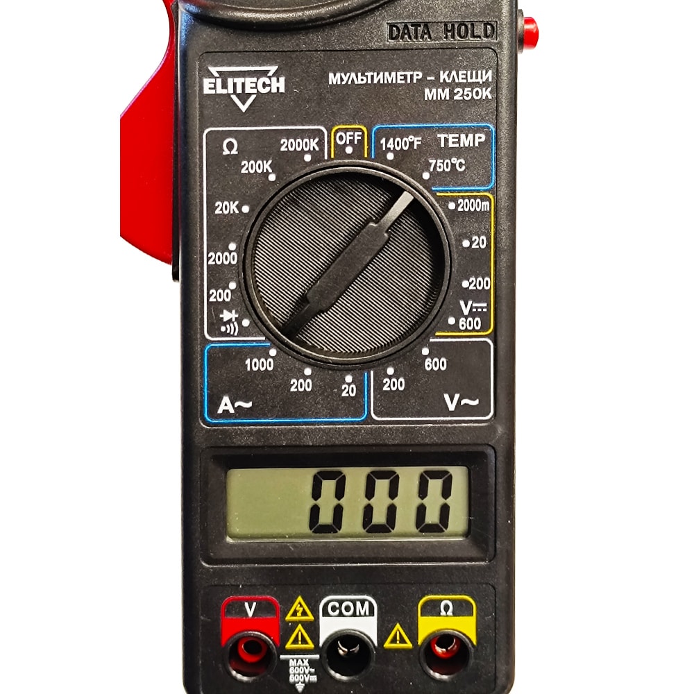 Мультиметр-клещи ММ 250К ELITECH (204882), фото 6