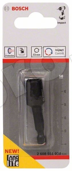 Торцовая головка ударная Impact Control 10 x50 мм BOSCH (2608551020), фото 2