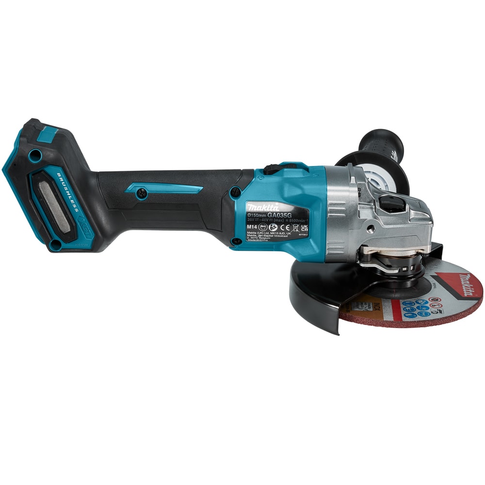 Угловая шлифмашина аккумуляторная GA035GZ (GA 035 GZ) MAKITA, фото 7