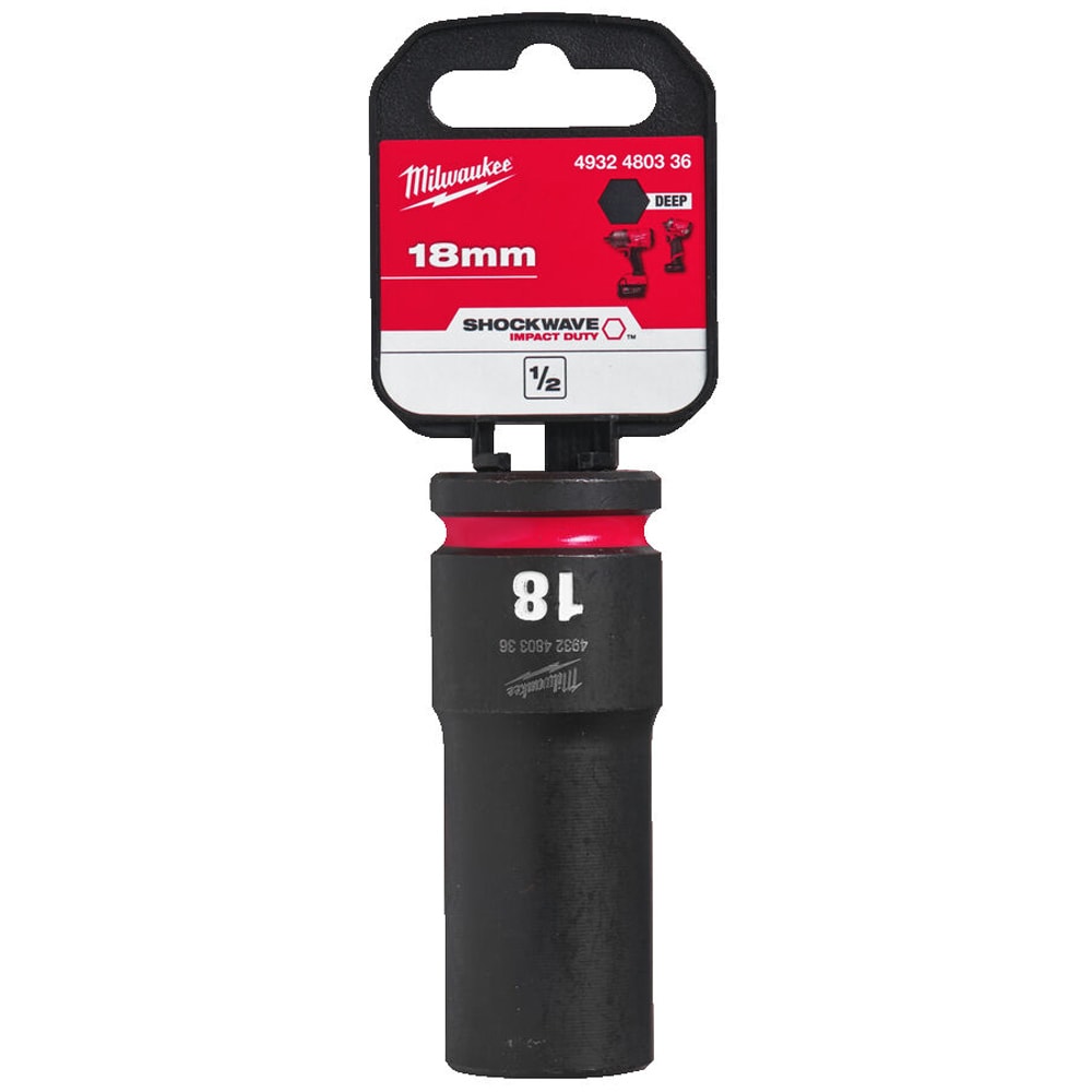 Ударная торцовая головка 18 мм (1/2") Shockwave Impact Duty Milwaukee (4932480336)