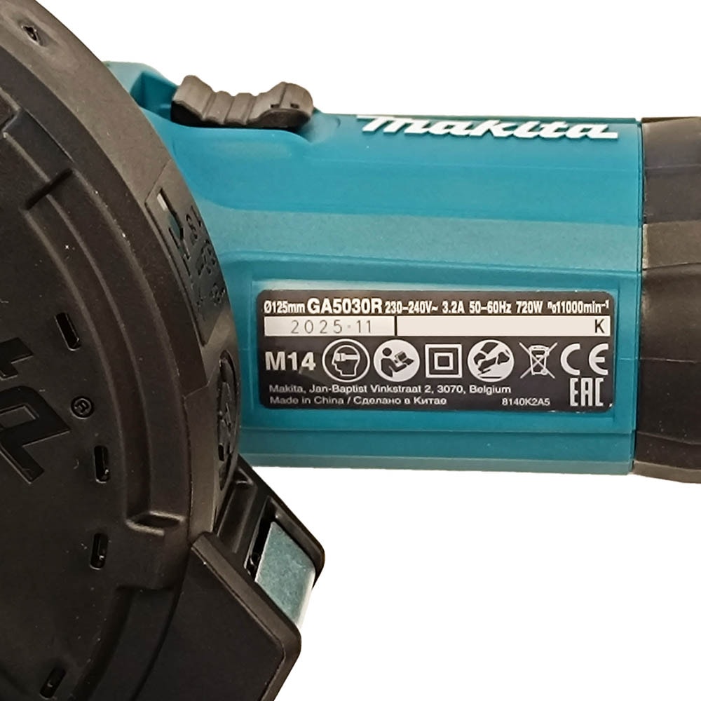 Угловая шлифмашина GA5030RX8 (GA 5030 RX8) MAKITA, фото 10
