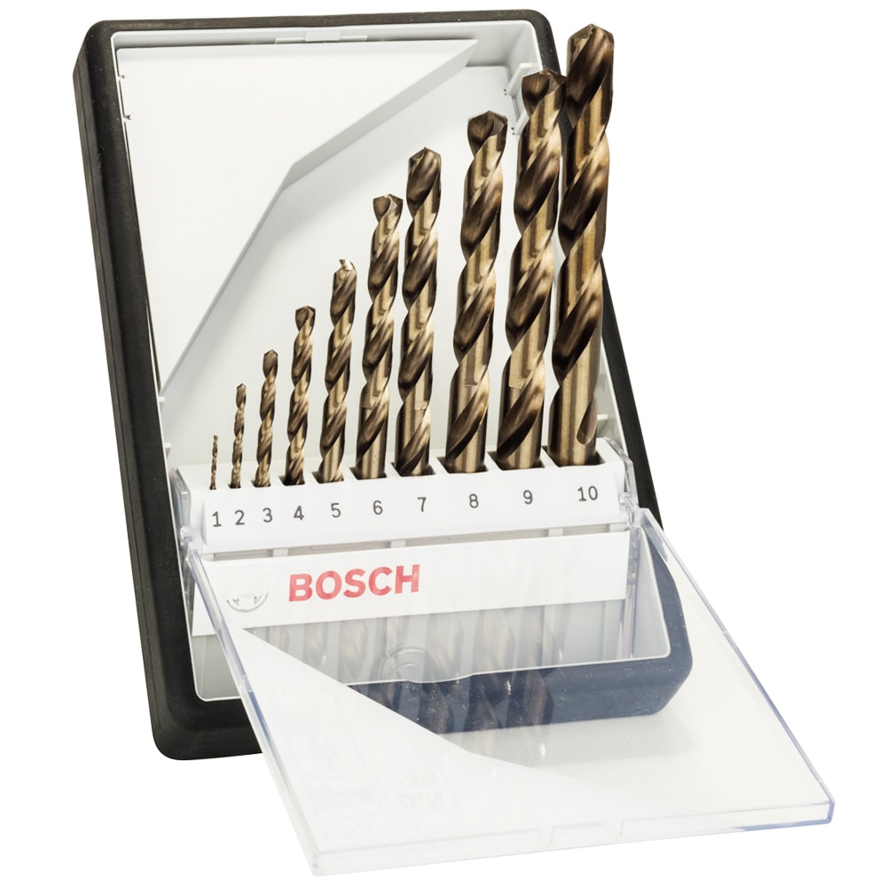 Набор сверл по металлу Robust Line HSS-Co 1-10 мм (10 шт) BOSCH (2607019925), фото 2