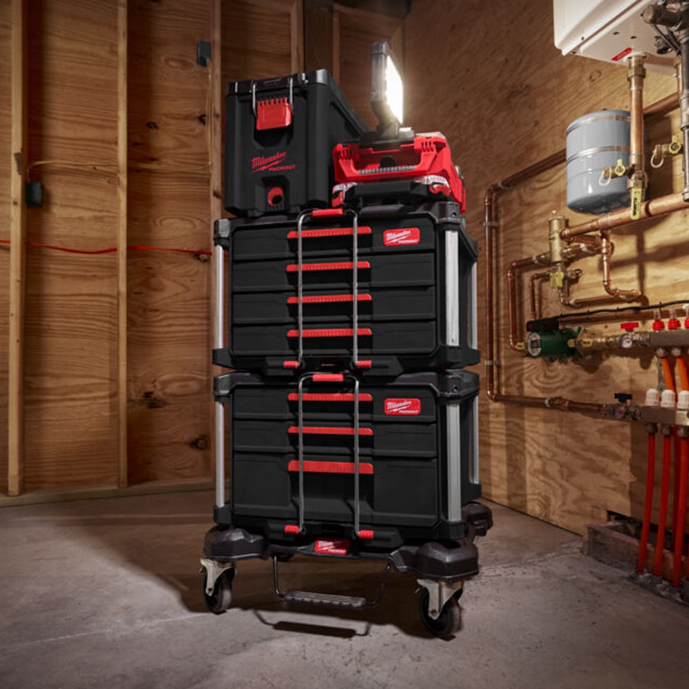 Кейс с выдвижными отсеками 2+1 PACKOUT DRAWER BOX Milwaukee (4932493190), фото 8