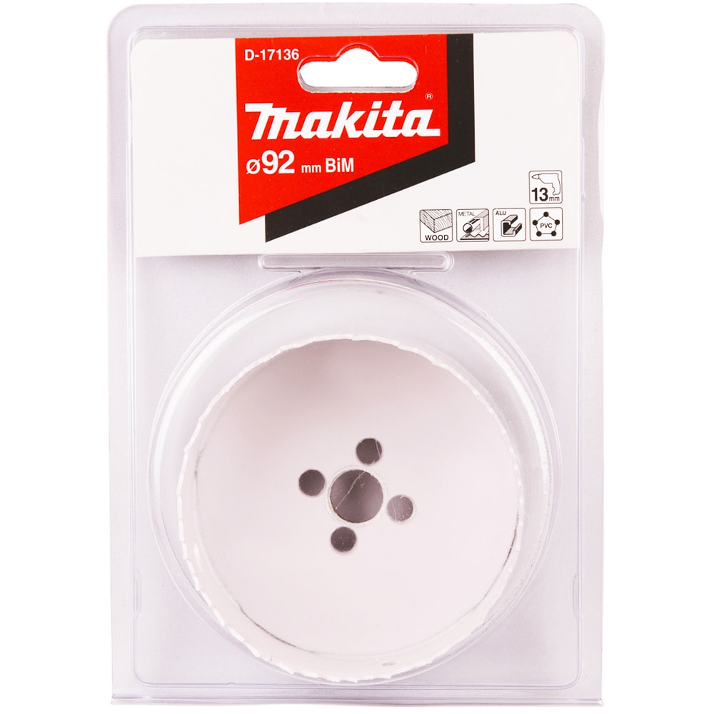 Коронка по дереву 92 мм (BiM / резьба 5/8"), MAKITA