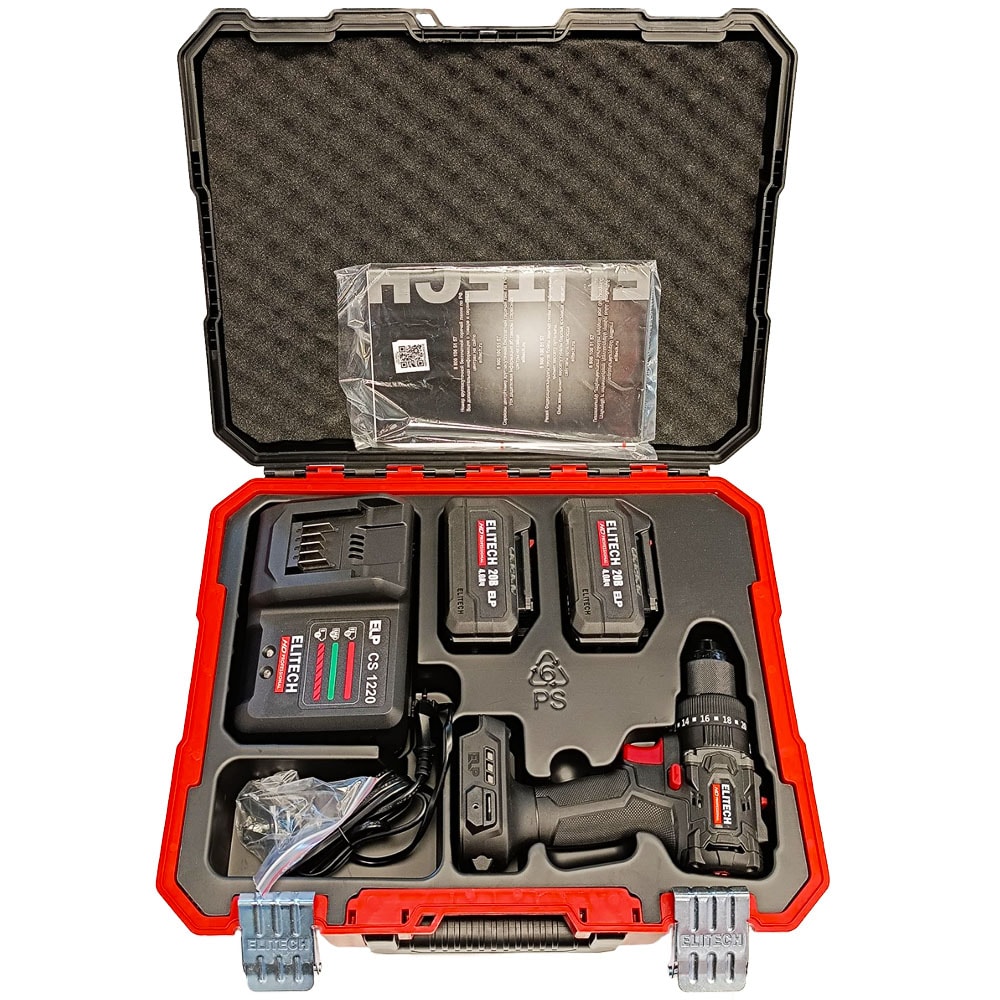 Дрель-шуруповерт ударная аккумуляторная CD 20ISL2 ELITECH HD (E2201.041.02), фото 6