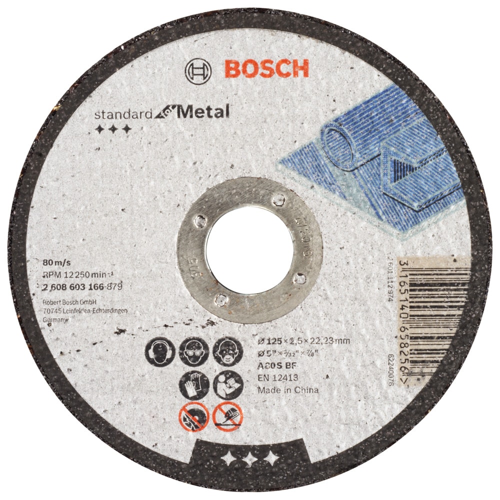 Отрезной круг 125х2,5х22,23 мм Standard for Metal BOSCH (2608603166)