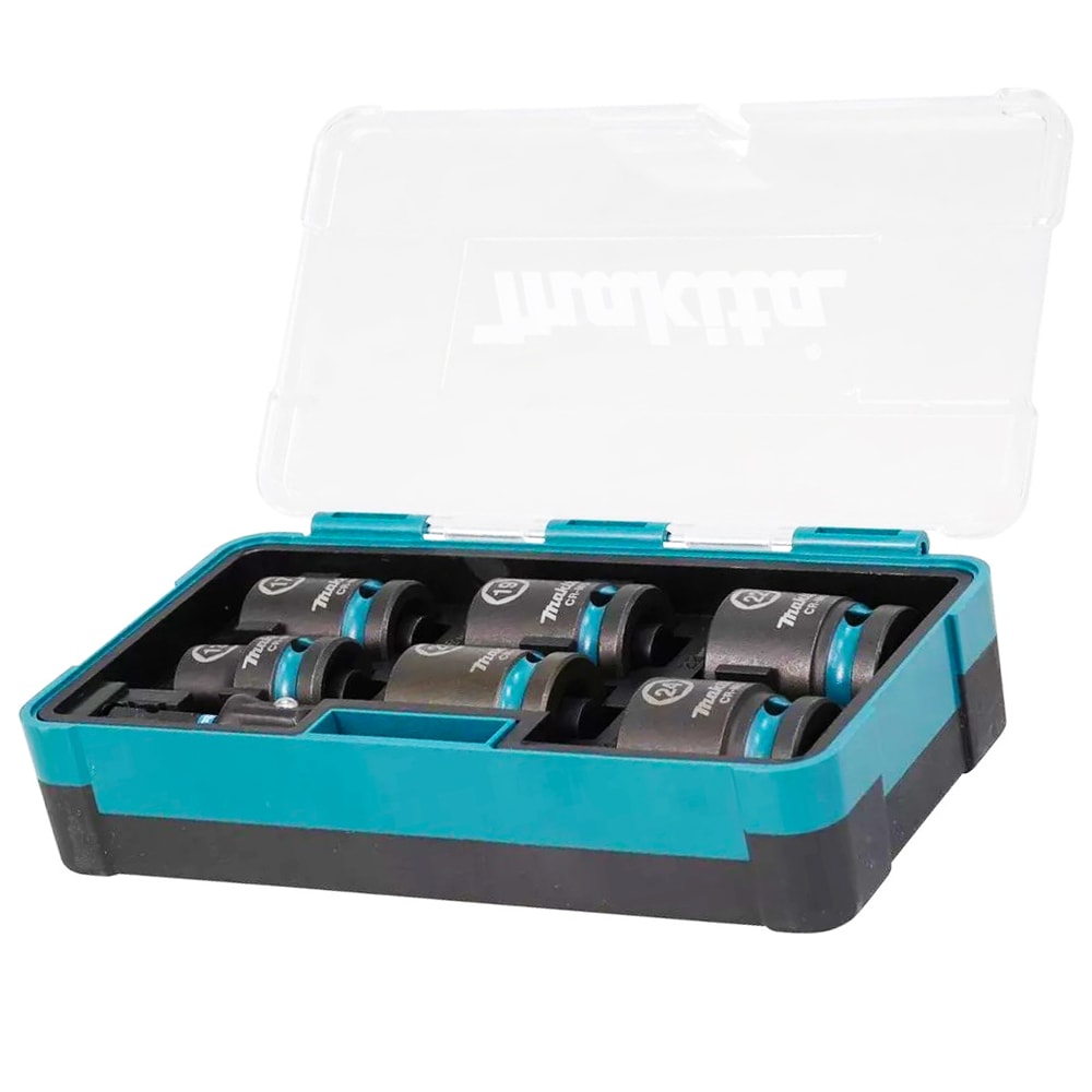 Набор_Головки торцевые ударные 1/2" 13 - 24 мм Impact Black (7 шт / кейс), MAKITA, фото 2