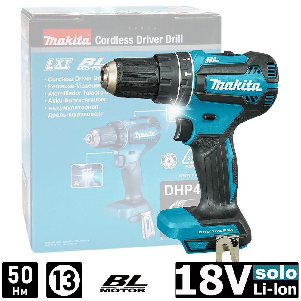 Дрель-шуруповерт ударная аккумуляторная DHP485Z (DHP485Z) MAKITA