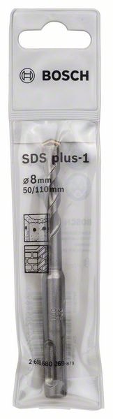 SDS-plus-1 бур 8 x50x110 мм (1 шт), BOSCH