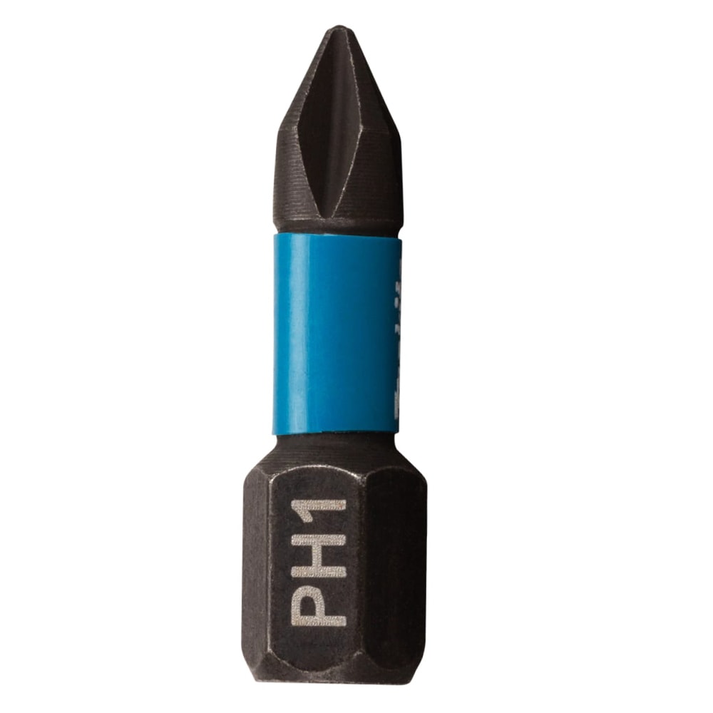 Бита ударная PH1 25 мм Impact Black (2 шт) MAKITA (B-63600), фото 2