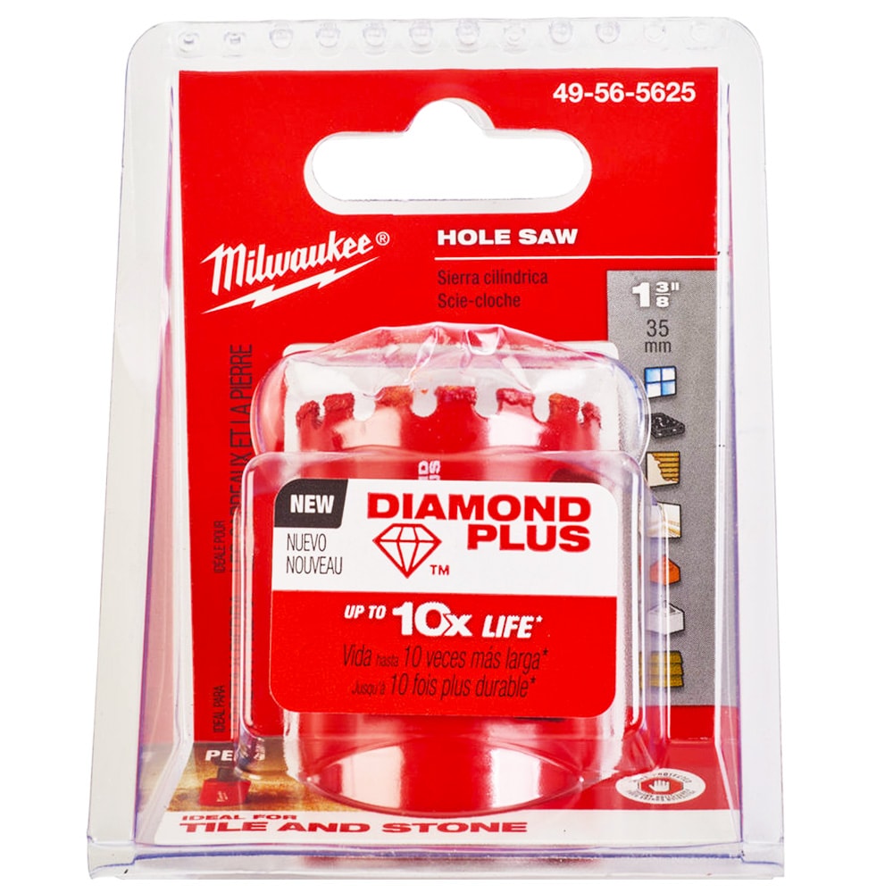 Алмазная коронка D35 мм Diamond Plus Milwaukee (49565625)