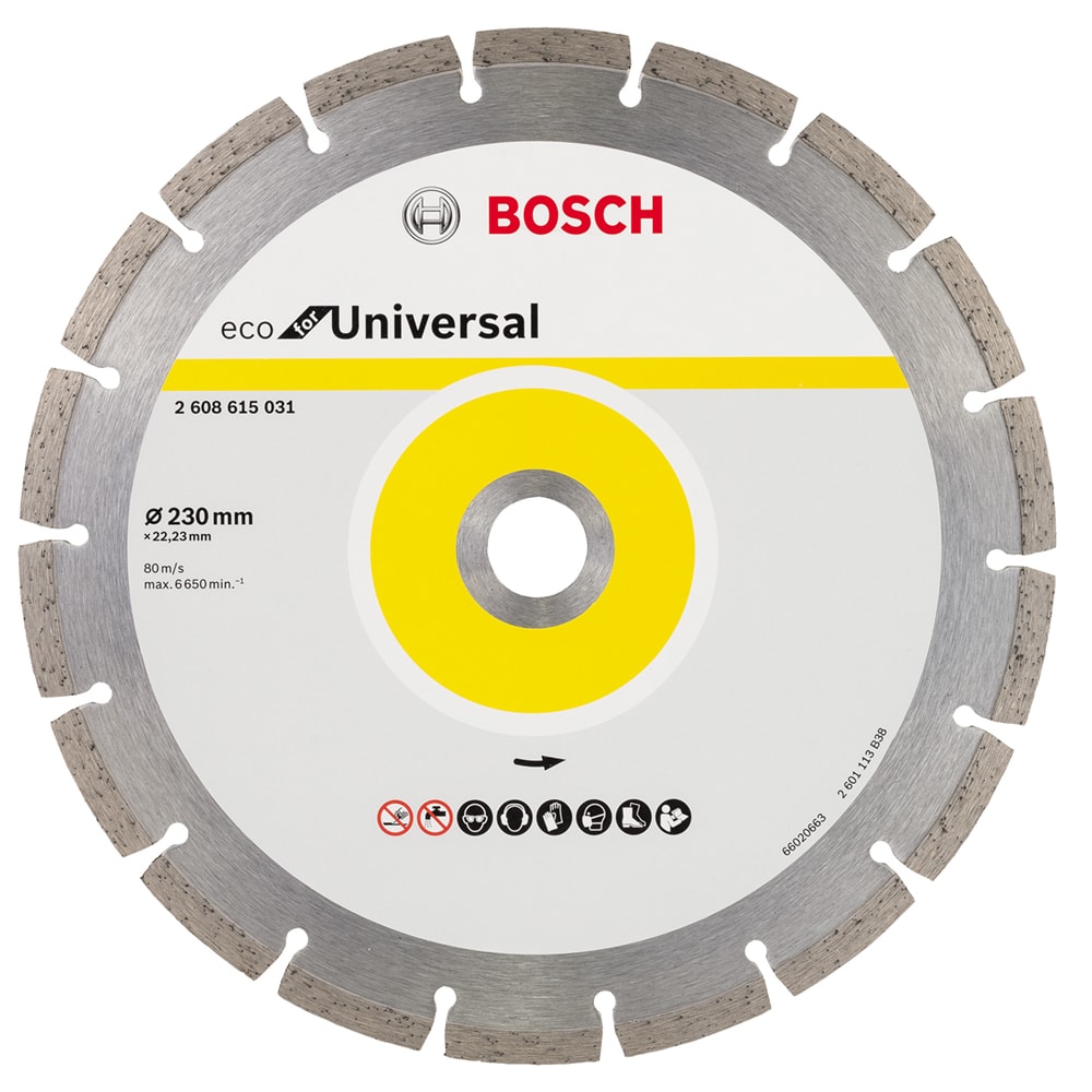 Алмазный круг ECO for Universal 230х22,23 мм BOSCH (2608615031), фото 2