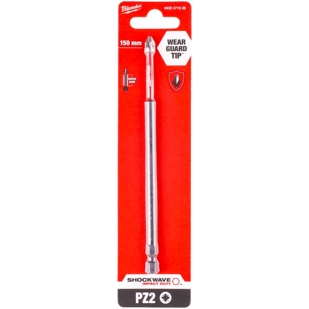 Бита Shockwave Impact Duty PZ2 150 мм (1 шт) Milwaukee (4932471928)