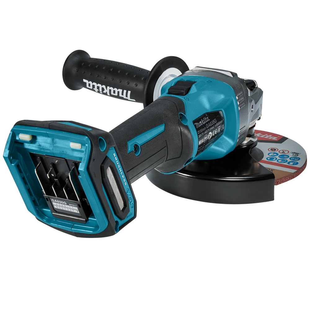 Угловая шлифмашина аккумуляторная GA035GZ (GA 035 GZ) MAKITA, фото 6