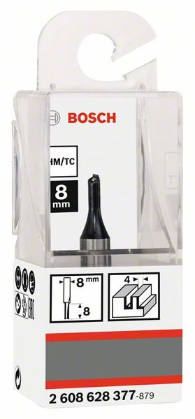 Фреза__Пазовая D 4x8x51 / хв 8 мм, BOSCH, фото 2