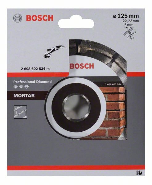 Алмазный круг 125х22,23 мм Best for Mortar, BOSCH