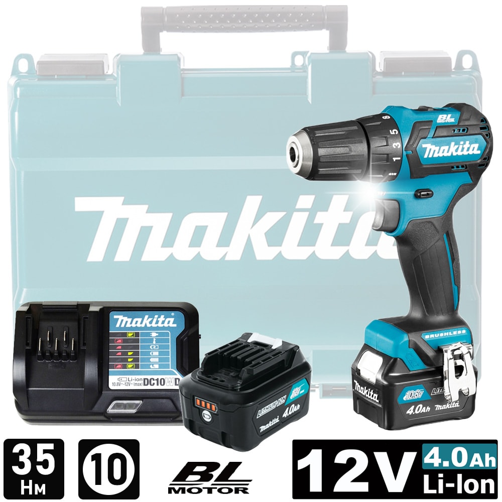 Дрель-шуруповерт аккумуляторная DF332DWME (DF 332 DWME) MAKITA
