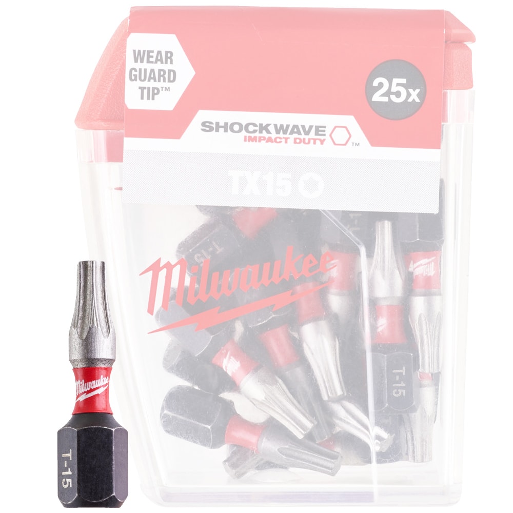 Бита Shockwave Impact Duty TX15 25 мм (25 шт) Milwaukee (4932430873)