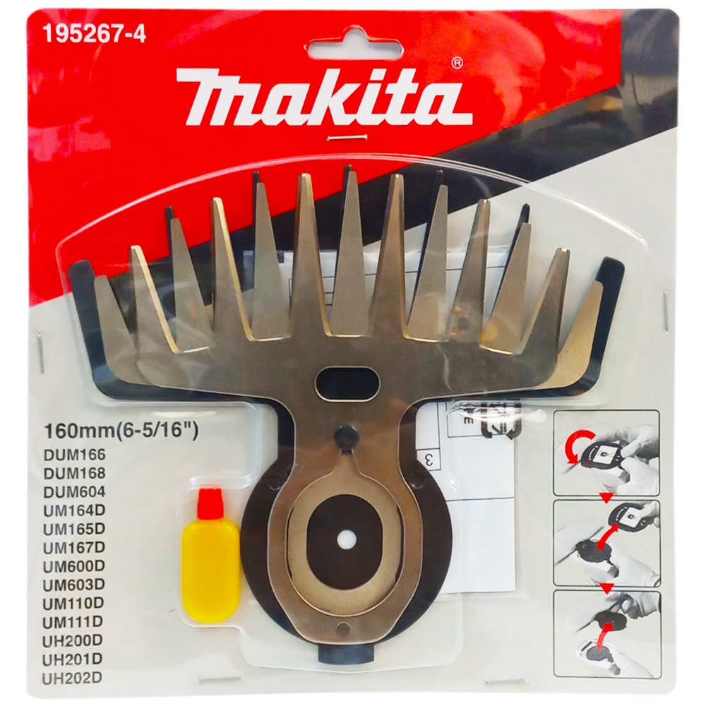 Аксессуар_Насадка-нож для травы 16 см к ножницам UH201 / DUM604, MAKITA