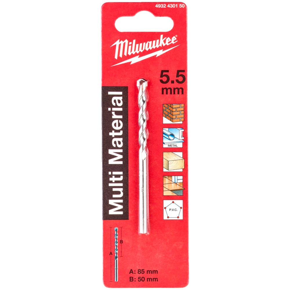 Сверло универсальное 5.5x85 мм Multimaterial Milwaukee (4932430150)