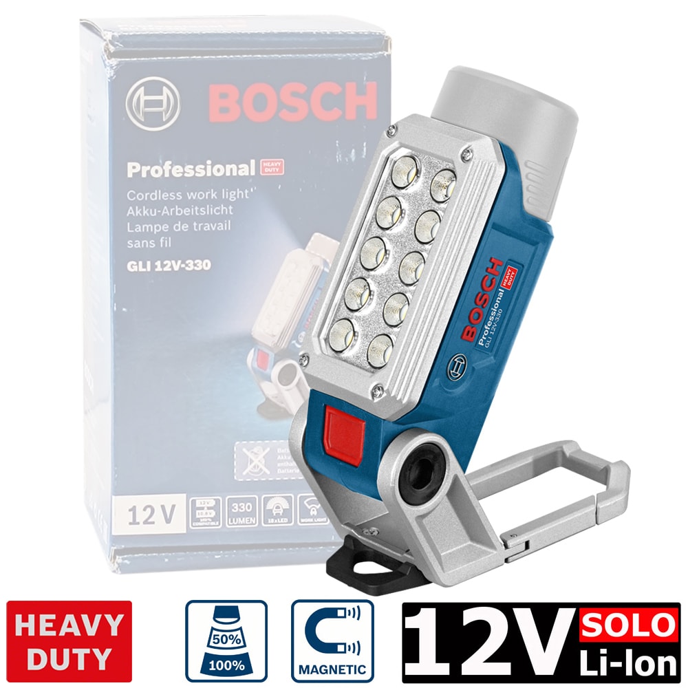Solo Фонарь GLI 12V-330 DeciLED аккумуляторный (12V / без АКБ и ЗУ / магнитный), BOSCH