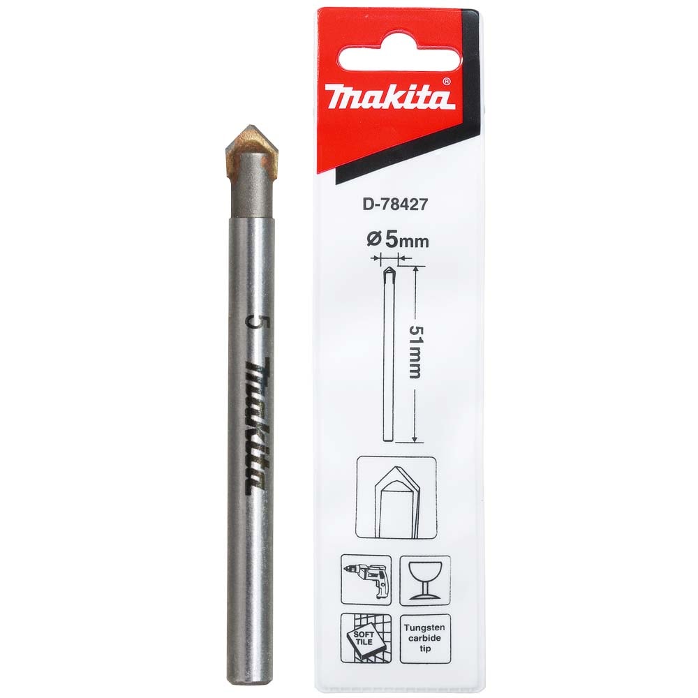 Сверло по плитке / стеклу GEN2 5 x 51 мм, MAKITA