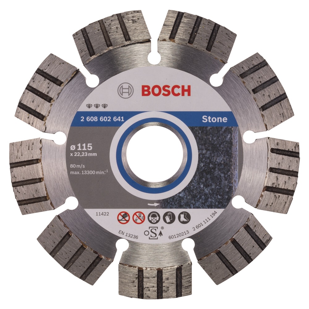 Алмазный круг Best for Stone 115х22,23 мм BOSCH (2608602641), фото 2