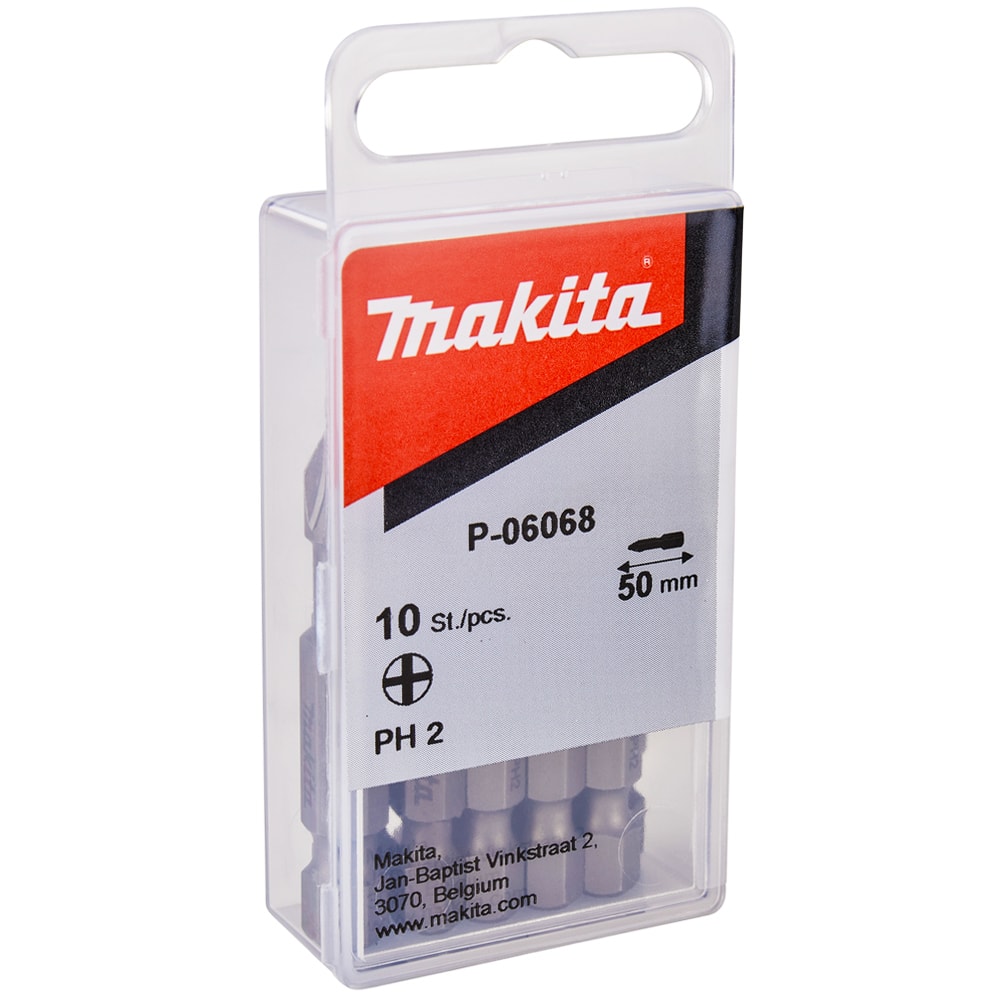 Бита крестообразная PH2 50 мм C-form (10 шт) MAKITA (P-06068), фото 3