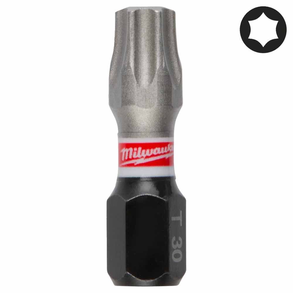 Бита ударная Shockwave Impact Duty TX30 25 мм (3 шт) Milwaukee (4932500366), фото 2