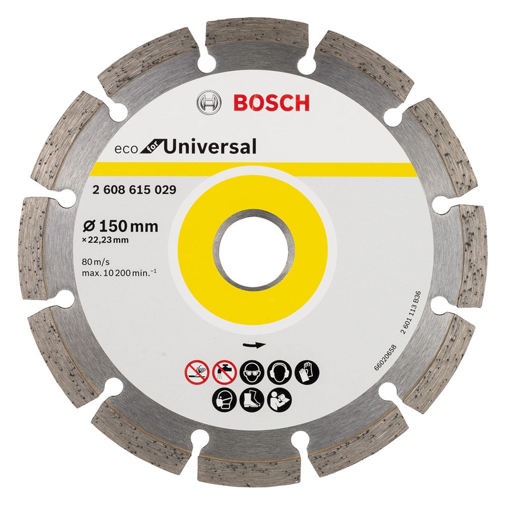 Алмазный круг 150х22,23 мм ECO Universal, BOSCH, фото 2