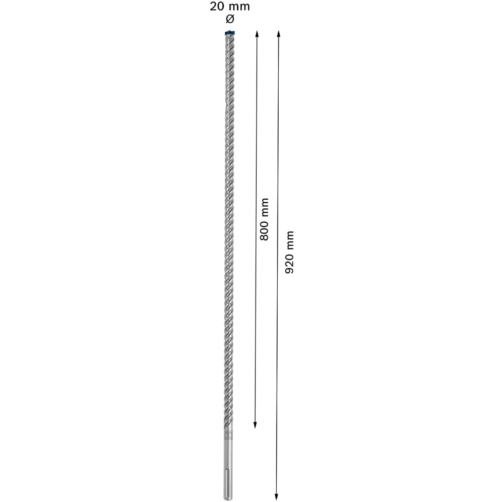 Бур по бетону SDS-Max-8X EXPERT 20x800x920 мм BOSCH (2608900231), фото 3