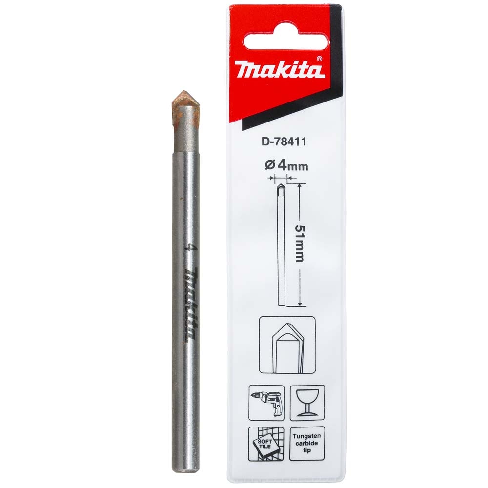 Сверло по плитке / стеклу GEN2 4 x 51 мм, MAKITA