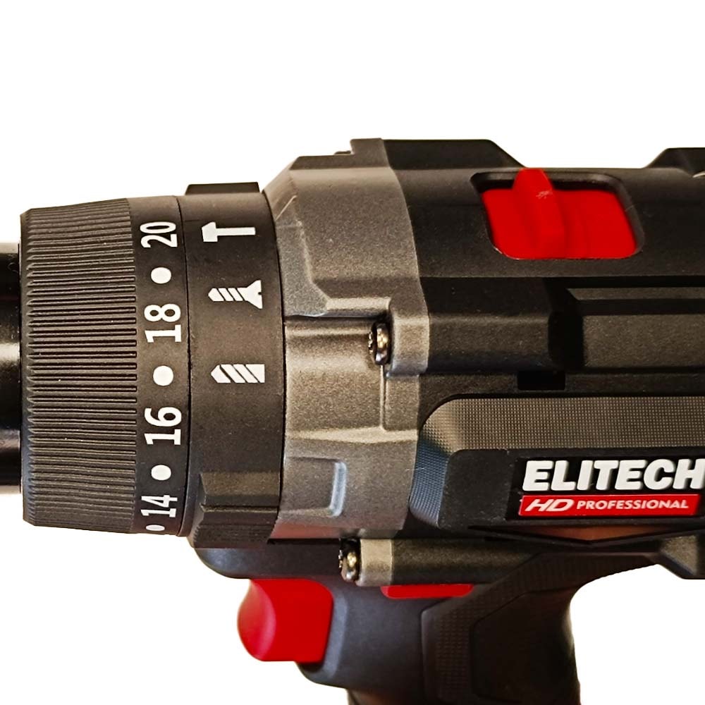 Дрель-шуруповерт ударная аккумуляторная CD 20BL2 ELITECH HD (E2201.042.00), фото 7