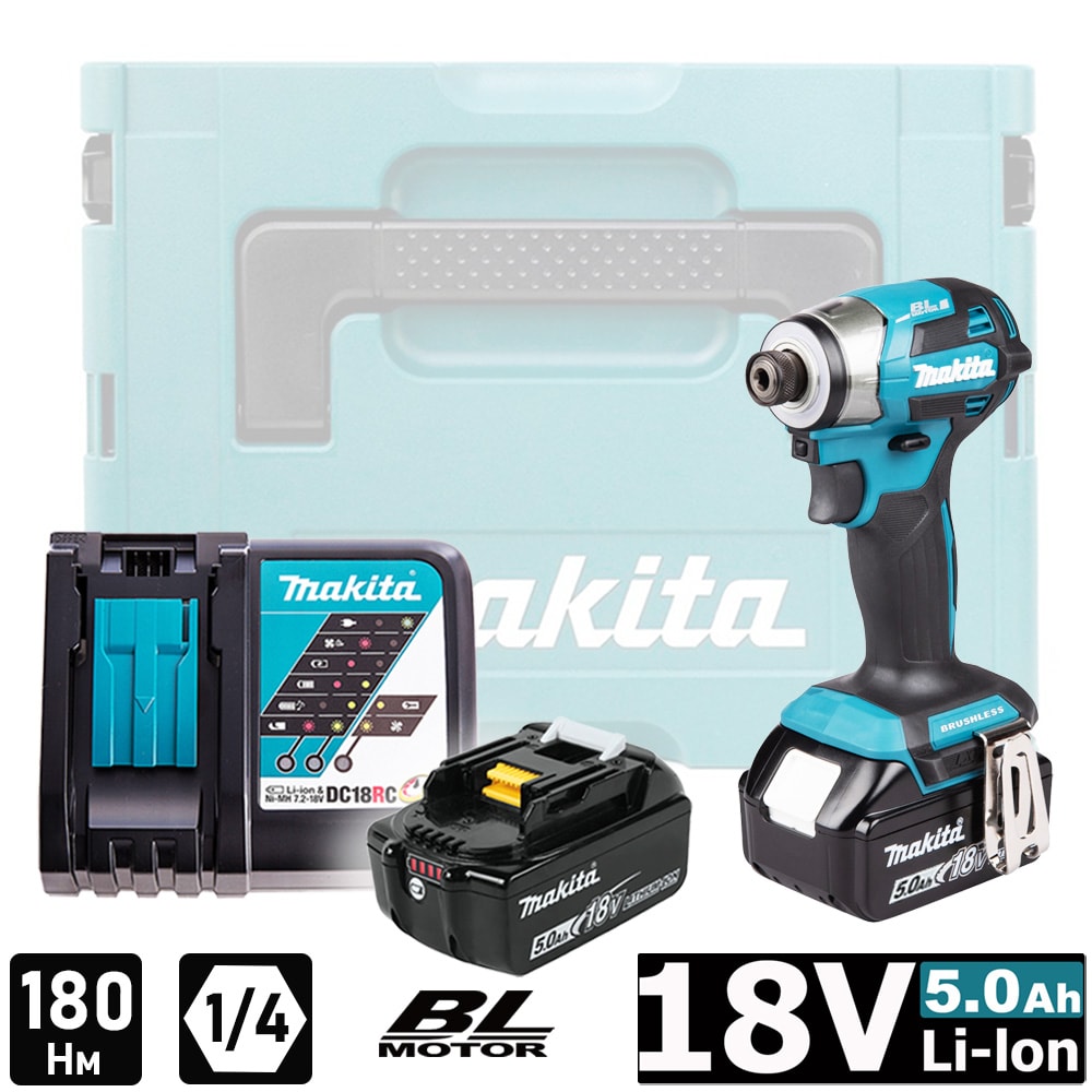 Шуруповерт ударный аккумуляторный DTD173RTJ (DTD 173 RTJ) MAKITA