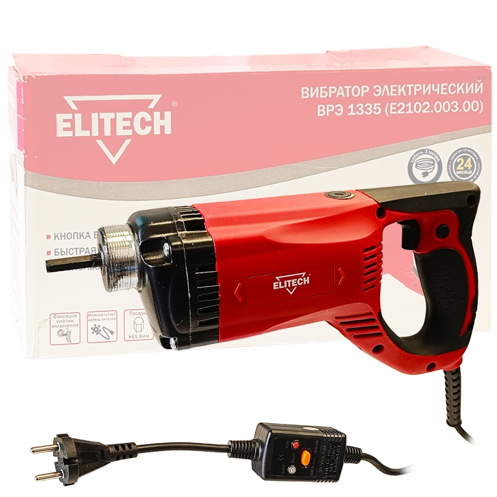 Вибратор для бетона сетевой ВРЭ 1335 ELITECH (E2102.003.00)