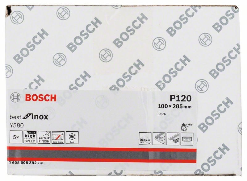 Шлифкольцо Best for Inox 100x285 мм Р90 BOSCH (2608608Z82), фото 3