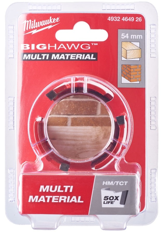 Коронка универсальная 54 мм BIGHAWG Milwaukee (4932464926)