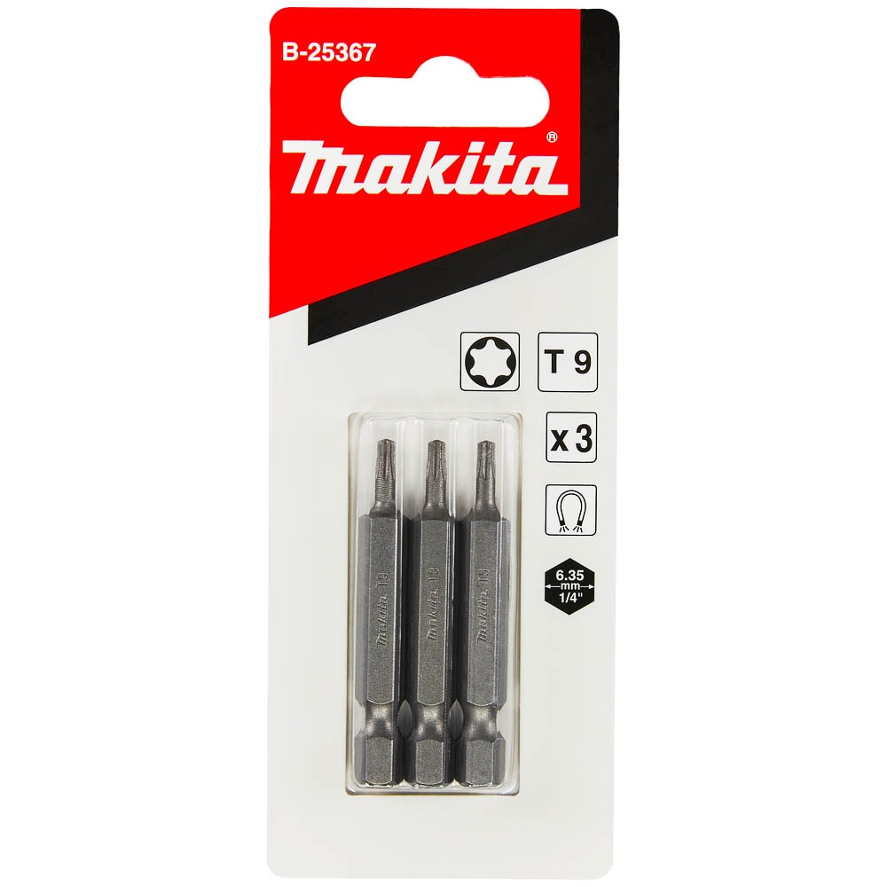 Бита T9 50 мм E-form (MZ) (3 шт) MAKITA (B-25367)