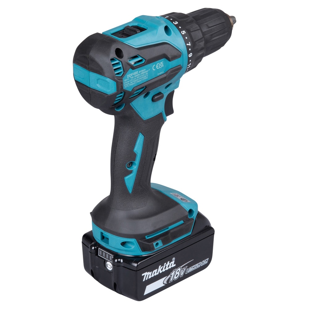 Дрель-шуруповерт аккумуляторная DDF490SF1J (DDF 490 SF1J) MAKITA, фото 9