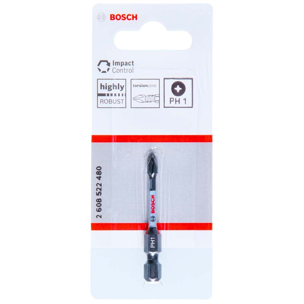 Бита Impact Control PH1 50 мм (1 шт), BOSCH
