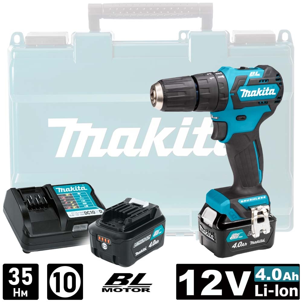 Дрель-шуруповерт ударная аккумуляторная HP332DWME (HP 332 DWME) MAKITA