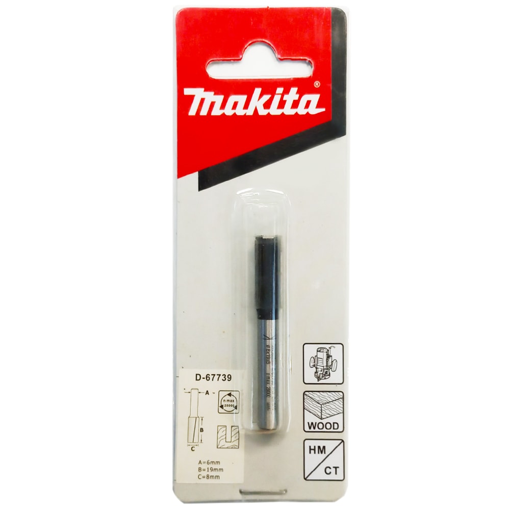 Фреза__Пазовая 8x19х45 / хв 6 мм, MAKITA