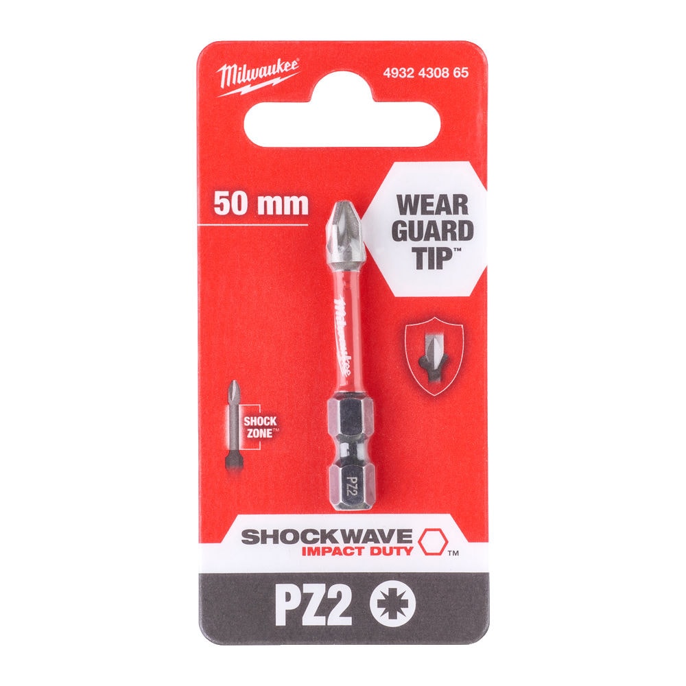 Бита Shockwave Impact Duty PZ2 50 мм (1 шт) Milwaukee (4932430865)