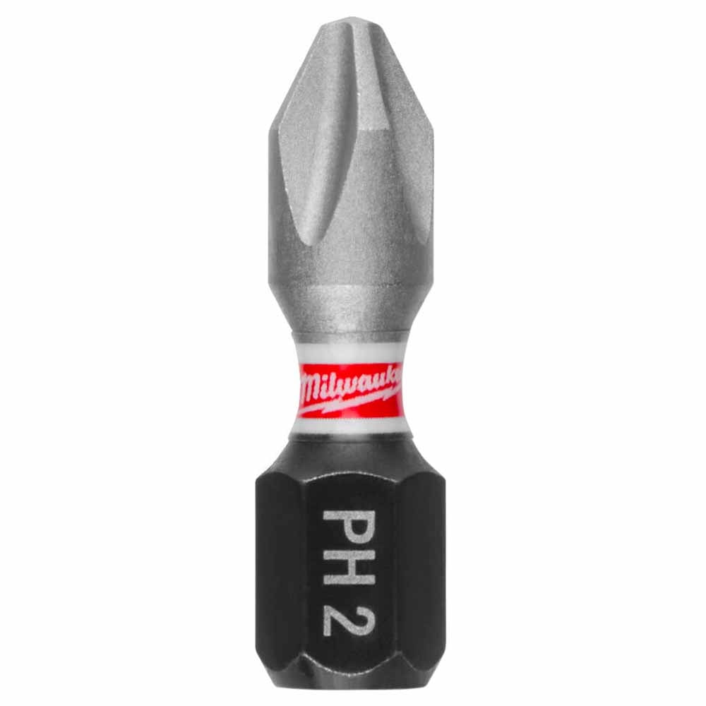 Бита ударная Shockwave Impact Duty PH2 25 мм (3 шт) Milwaukee (4932500353), фото 2