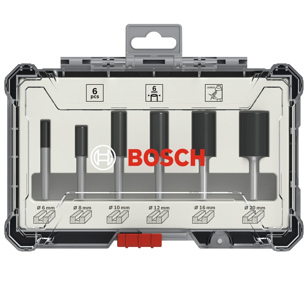 Набор_Фрезы по дереву пазовые (6 шт / хв 6 мм / Pro), BOSCH