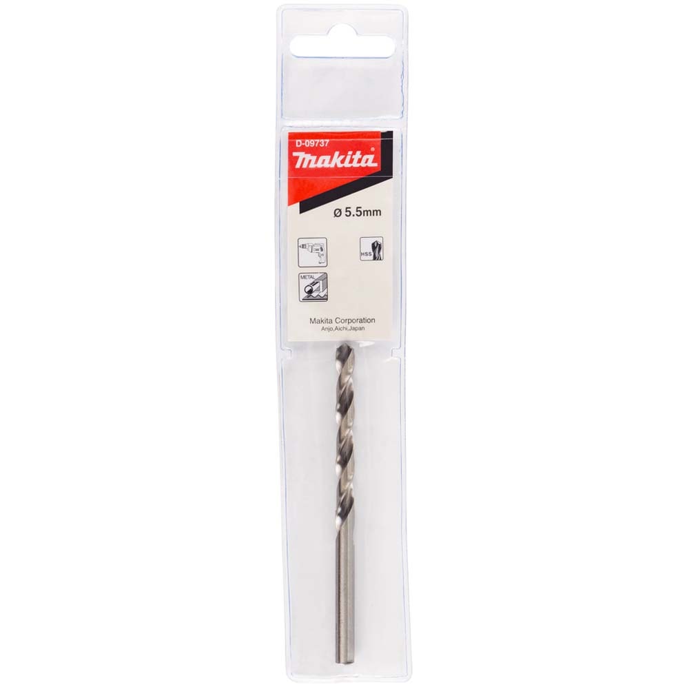 Сверло по металлу HSS-G 5,5x57x93 мм (1 шт) MAKITA (D-09737)