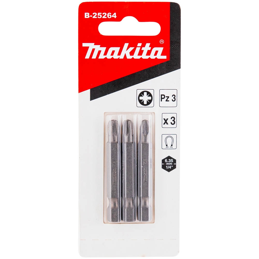 Бита PZ3 50 мм E-form (MZ) (3 шт), MAKITA